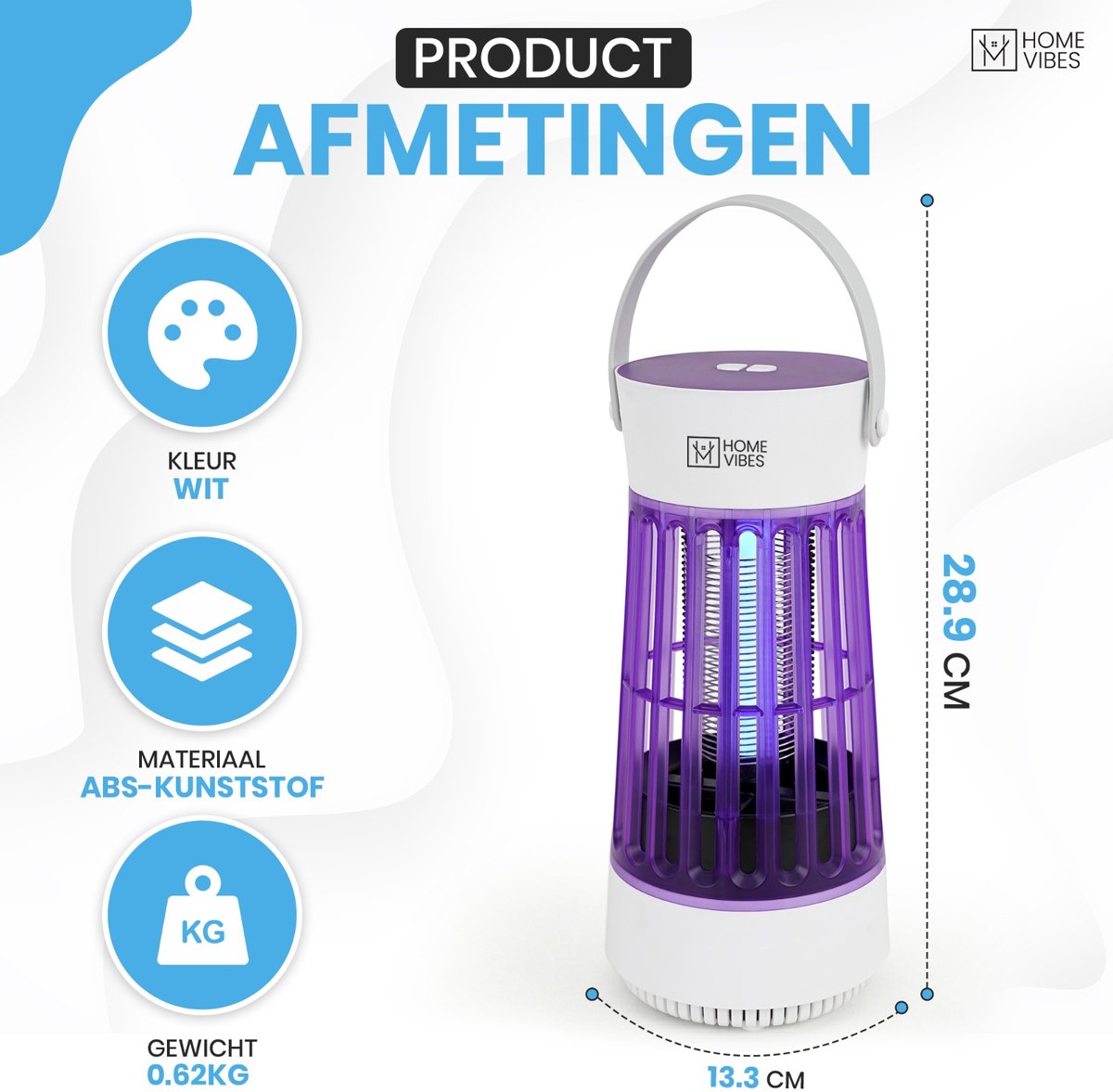 Muggenlamp voor Binnen - Wit