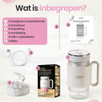 Mini Blender Smoothie - Ivoor Wit