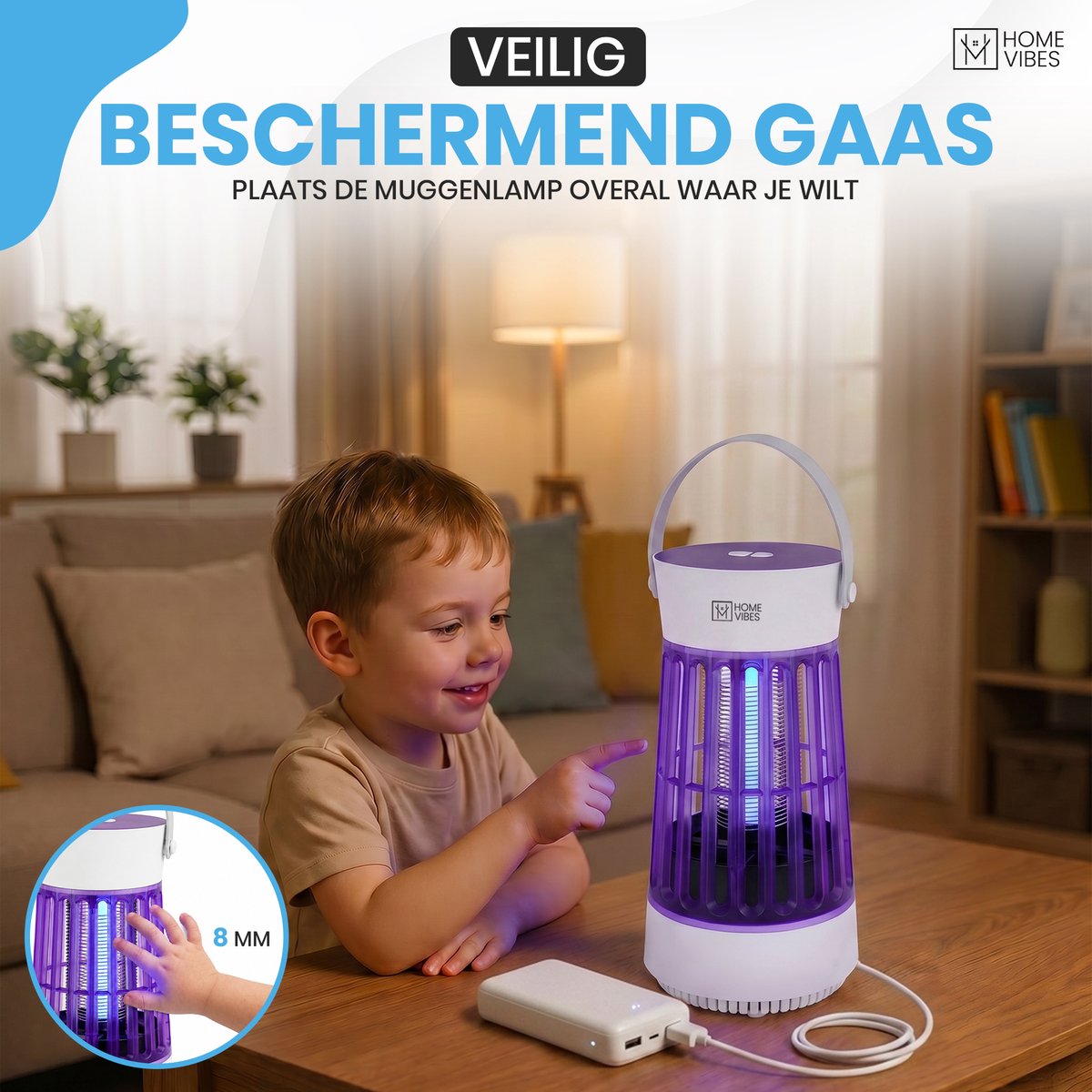 Muggenlamp voor Binnen - Wit