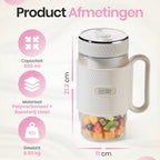 Mini Blender Smoothie - Ivoor Wit