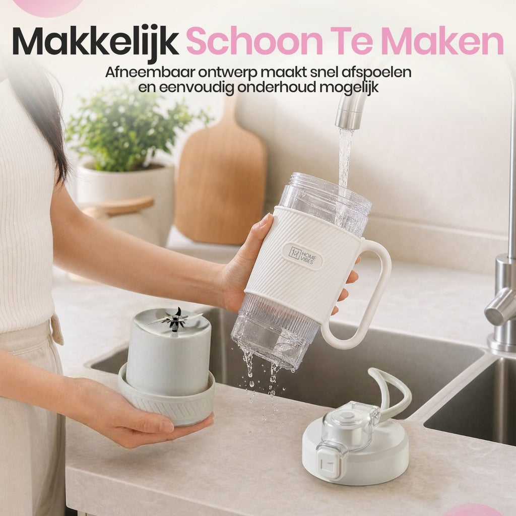 Mini Blender Smoothie - Ivoor Wit
