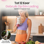 Mini Blender Smoothie - Ivoor Wit