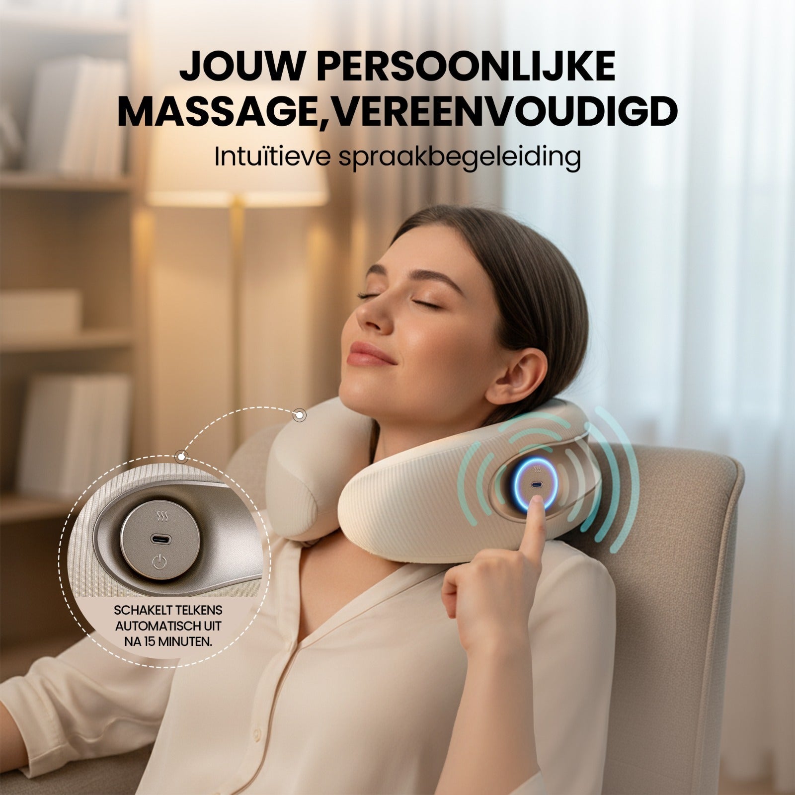 Home Vibes Nekmassage Apparaat - Met Warmte Functie