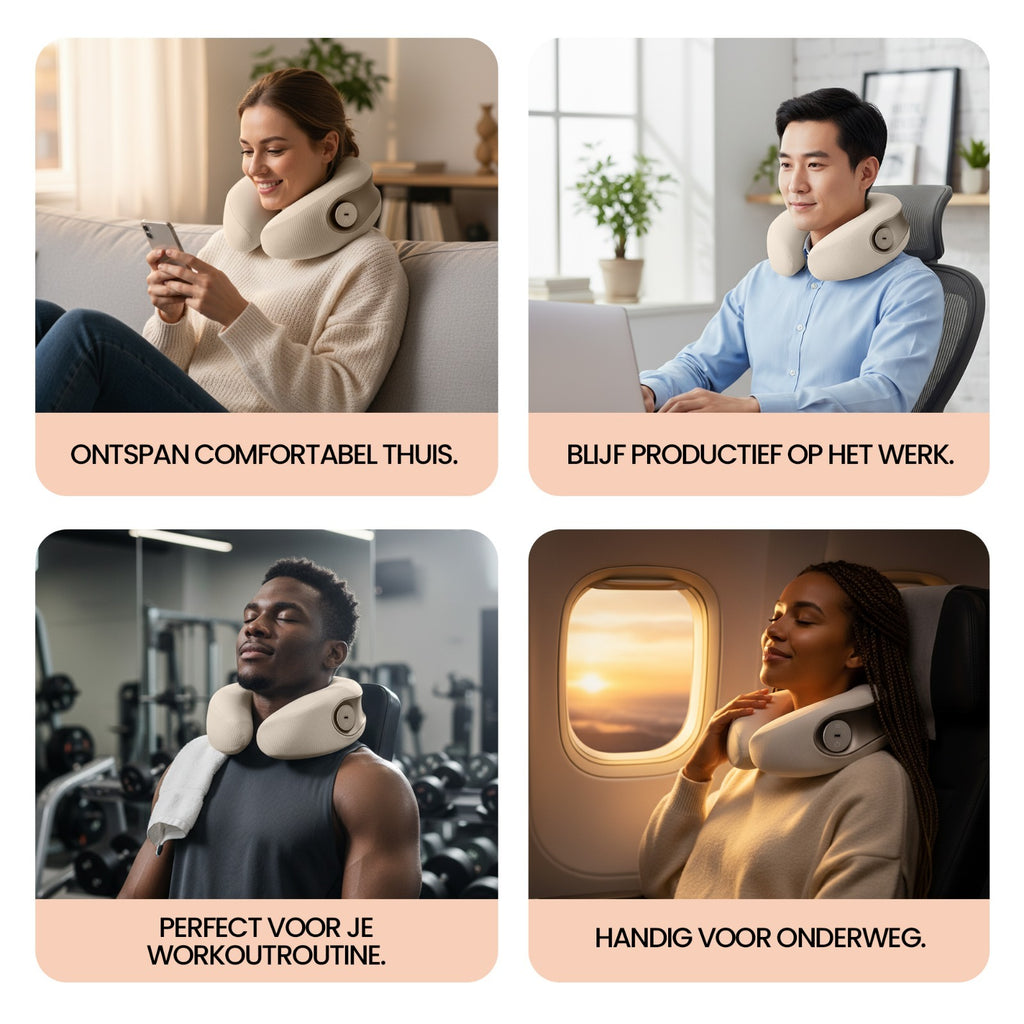 Home Vibes Nekmassage Apparaat - Met Warmte Functie