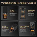 Home Vibes Airfryer – Gestapelde Lades - 11L - Mat Zwart