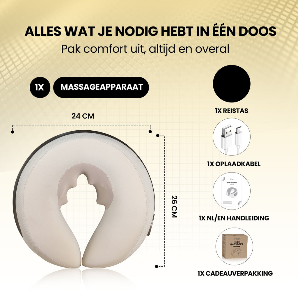 Home Vibes Nekmassage Apparaat - Met Warmte Functie