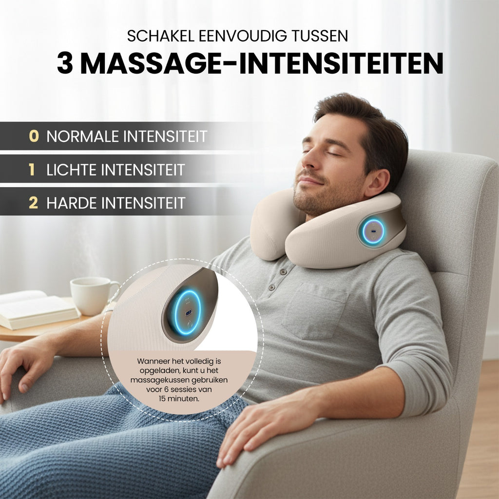 Home Vibes Nekmassage Apparaat - Met Warmte Functie