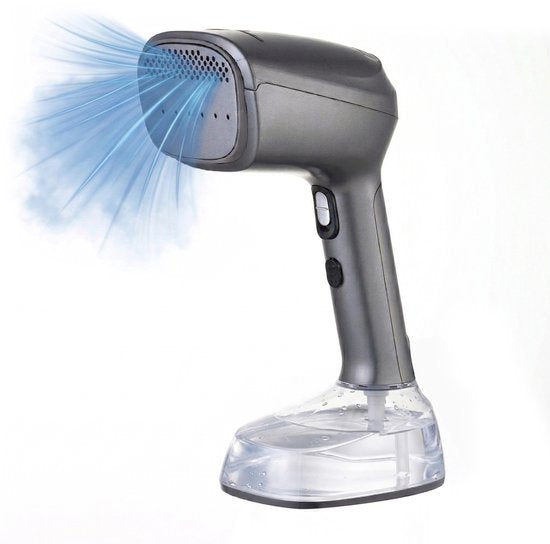 Home Vibes® Vacuüm Kledingstomer - Stoom en Zuigfunctie - Stoomapparaat Kleding - Handstomer – Kleding Stomer - 400ML Watertank – Steamer - Snel Opgewarmd - 1500W – Grijs