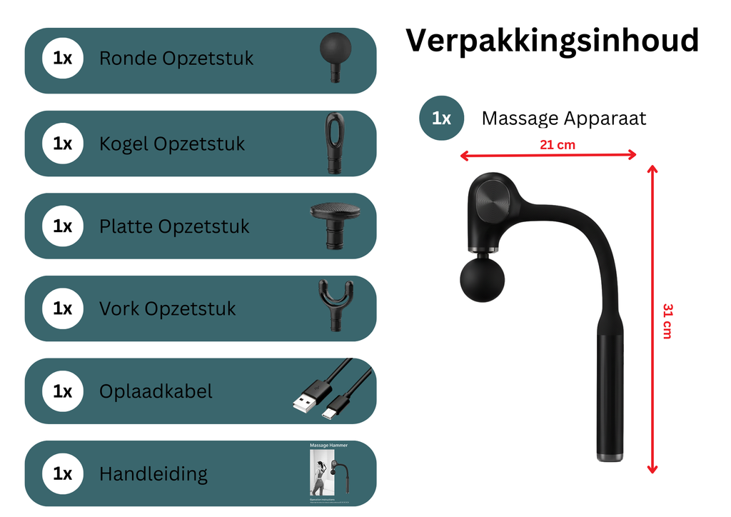 Pro Massage Apparaat voor nek,rug,schouders en benen