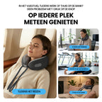 Nekmassage Apparaat - Reiskussen - Grijs - Draadloos -2026