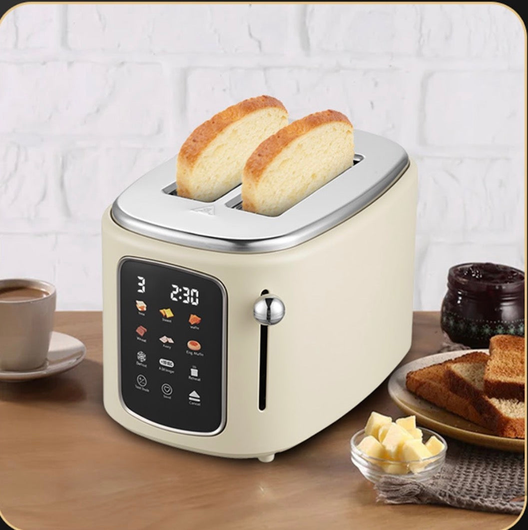 Home Vibes Broodrooster – Touch LED Display - Beige