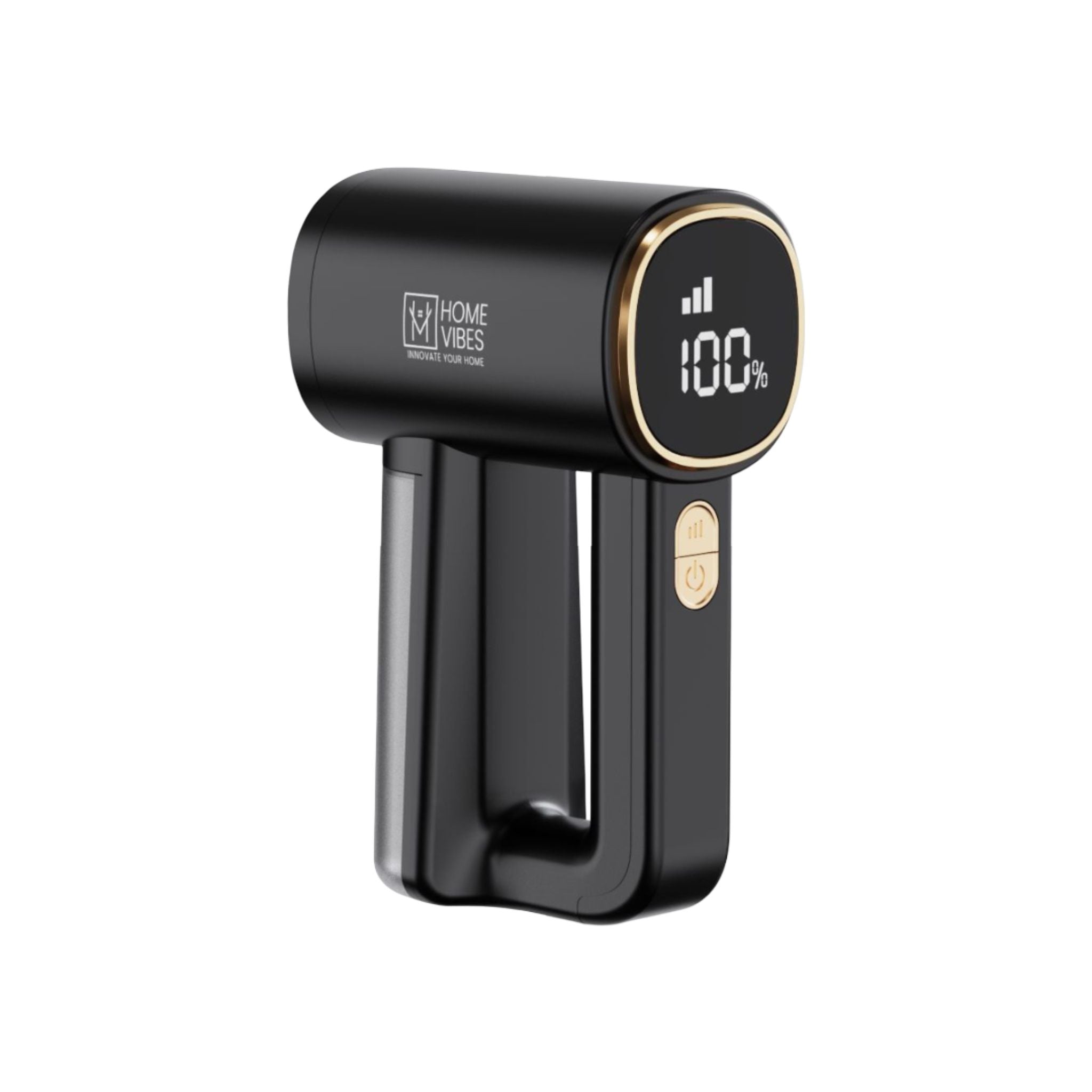 Home Vibes Pluizenverwijderaar – LED Display - Zwart/Goud