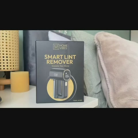 Home Vibes Pluizenverwijderaar – LED Display - Zwart/Goud