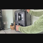 Home Vibes Airfryer – Gestapelde Lades - 11L - Mat Zwart